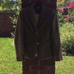 J Crew plaid schoolboy blazer size 00 worn once